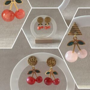 Boucles d'oreilles "Cherry"